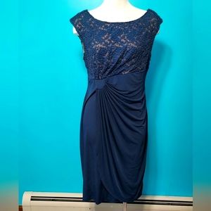 Size 12 Blue Cocktail Dress